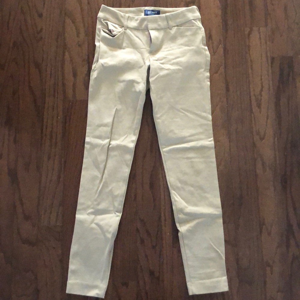 Old Navy Pixie Mid Rise Khaki Pants |0|